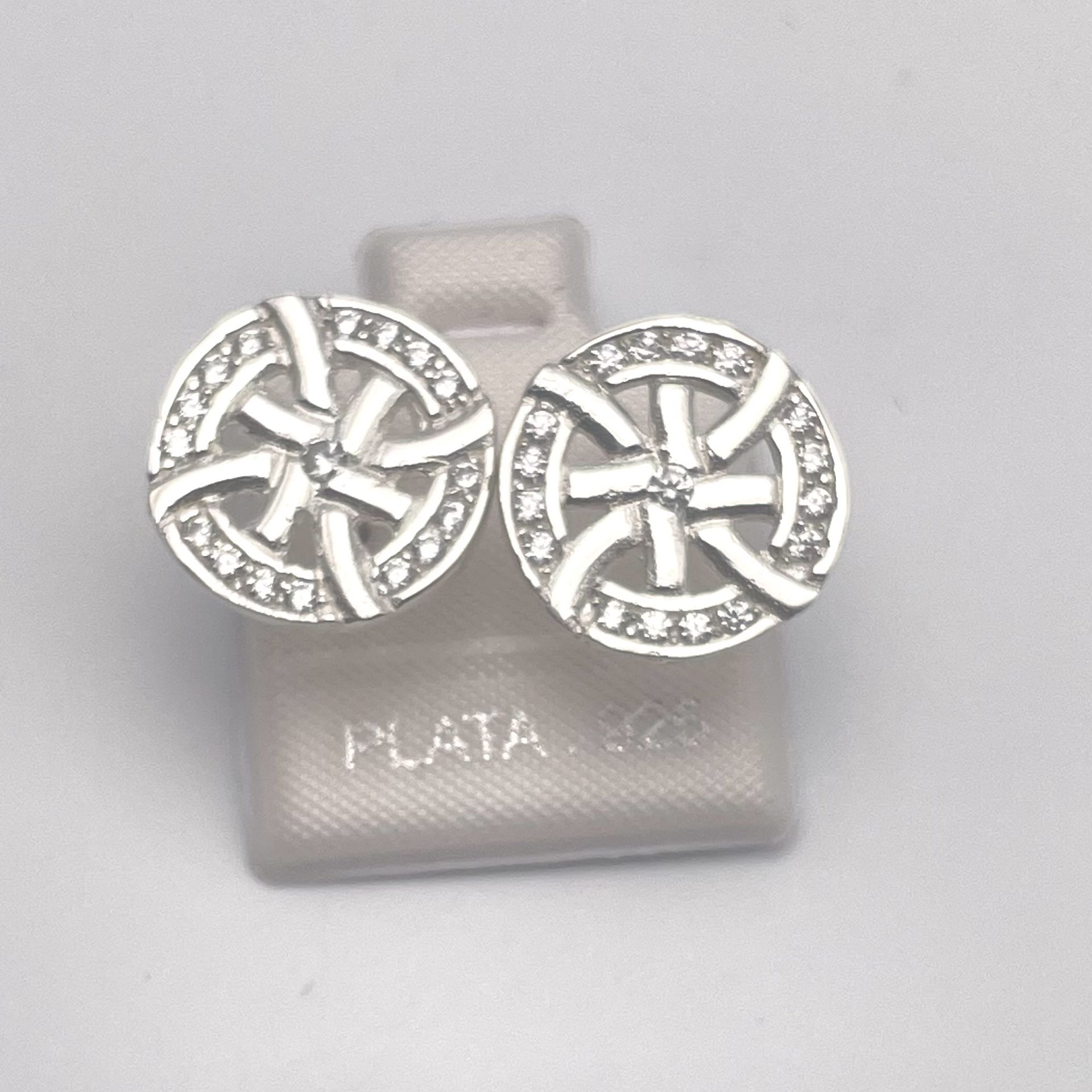 Celtic Witch Knot Earrings – Solid 925 Sterling Silver Studs | Protection Symbol