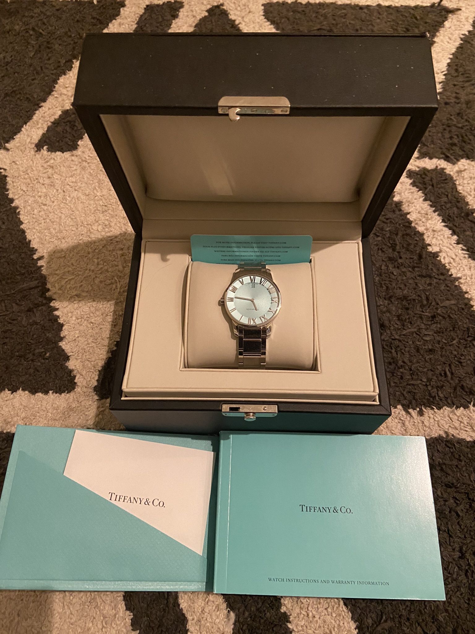 Barely Worn Men’s Tiffany 2-Hand 37.5 mm Watch