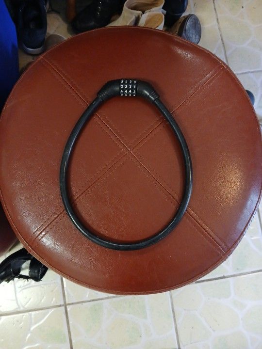 Combination Cable Bike Lock With 4-Digit 24 Inches