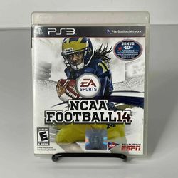 NCAA Football 14 (Sony PlayStation 3, 2013) PS3 Complete CIB Tested & Working