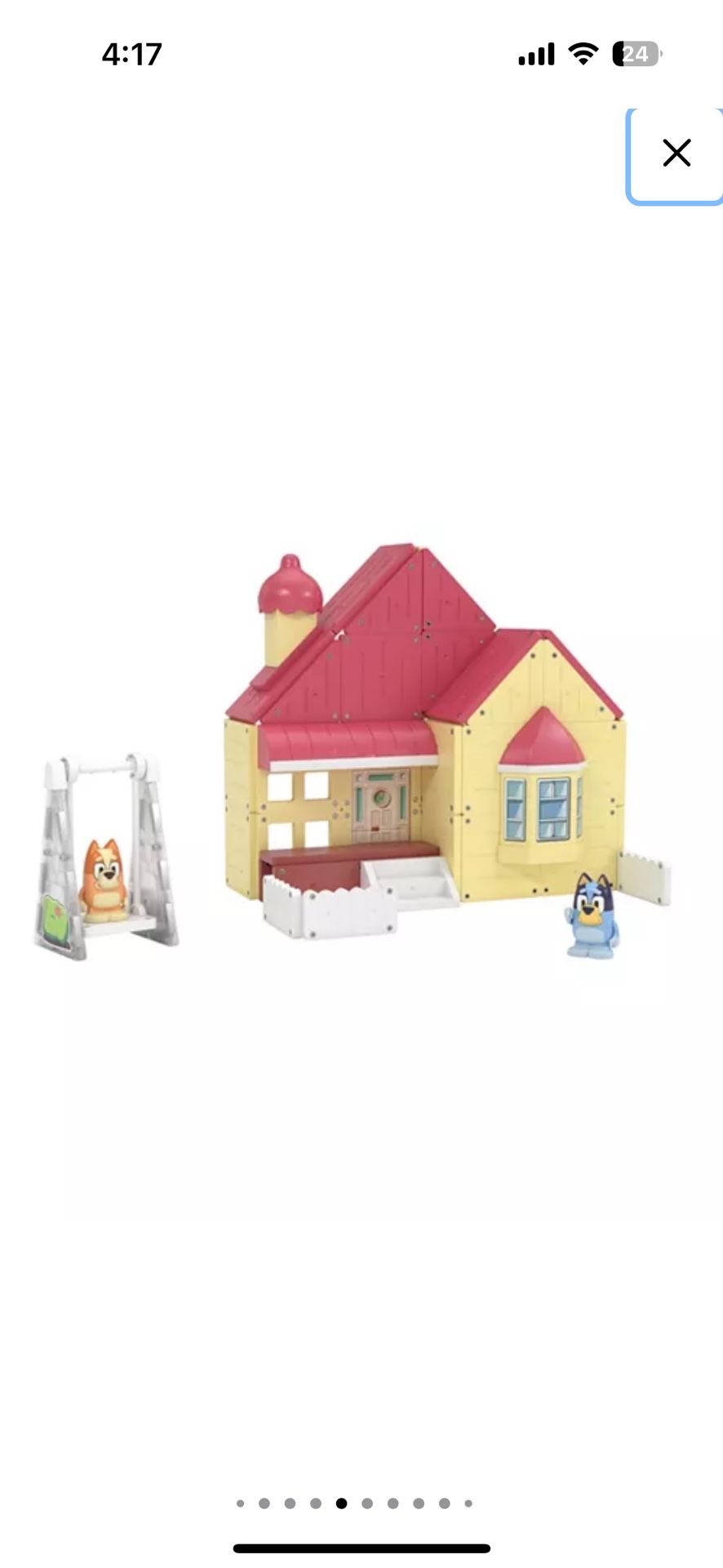 Tile Town Bluey Building Magnets Toy