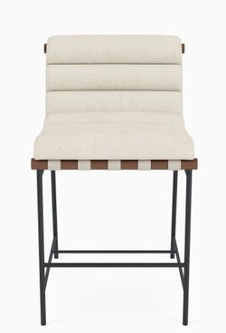 Vail Counter & Bar Stool by Denver Modern - Pearl Linen