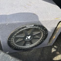 Kicker Sub For Car With Amp