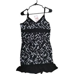 Slip Dress Y2K 90s Black Women's Size L