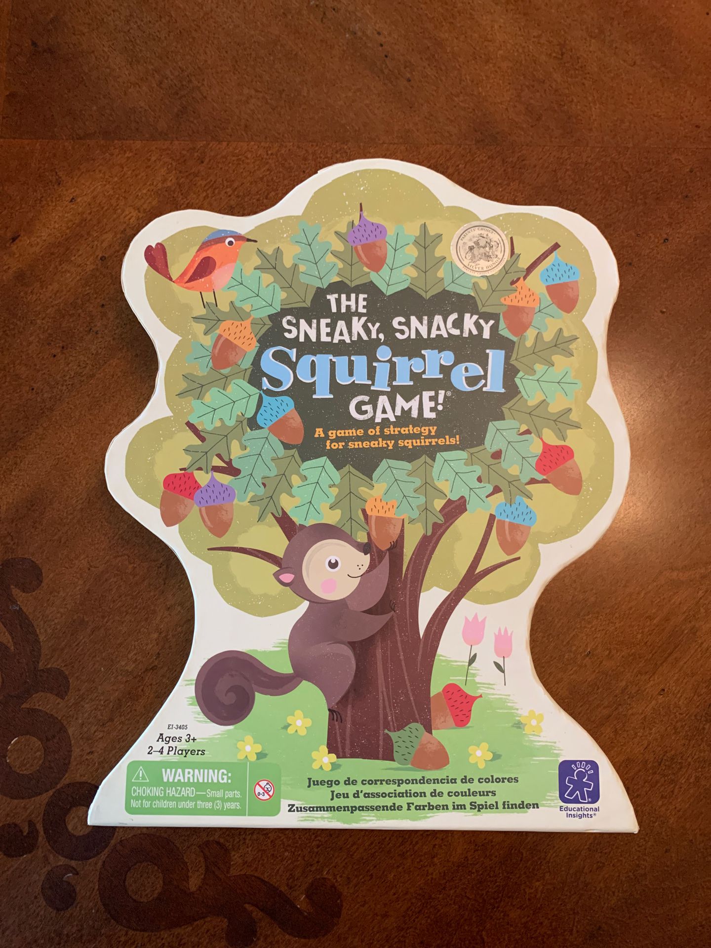 The Sneaky, Snacky Squirrel Family Friendly Game