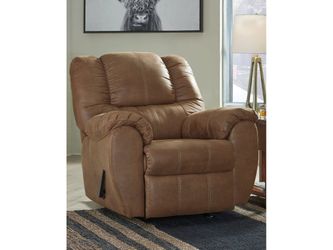 McGann Faux Leather Manual Rocker Recliner