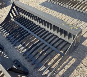 Skeleton bucket skid steer rock bucket 78” rock bucket