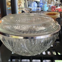 Crystal Bowl With Lid