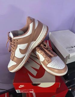 Nike Dunk Low Rose Gold Sneakers Size 10