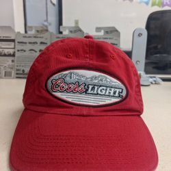 Coors Light The Silver Bullet Since 1978 BSW Headworks Red Hat / Cap