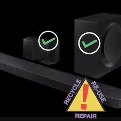 SAMSUNG HW-Q990B Replacement Subwoofer, Rear Speakers
