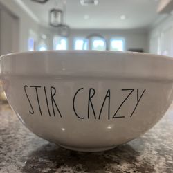 Rae Dunn  Artisan Collection By Magenta Large STIR CRAZY Bowl