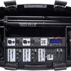 Rockville GB-1 Bluetooth All In One DJ/PA Package System 