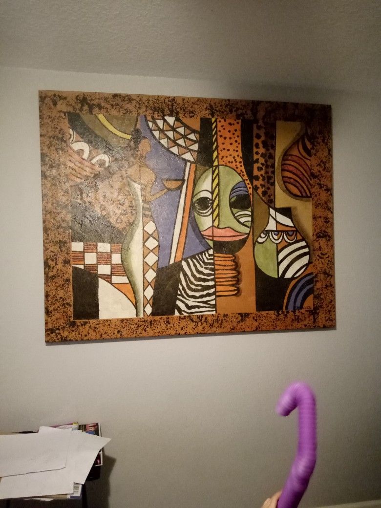 Cris Alison Canves Painting 60inches By 48inches