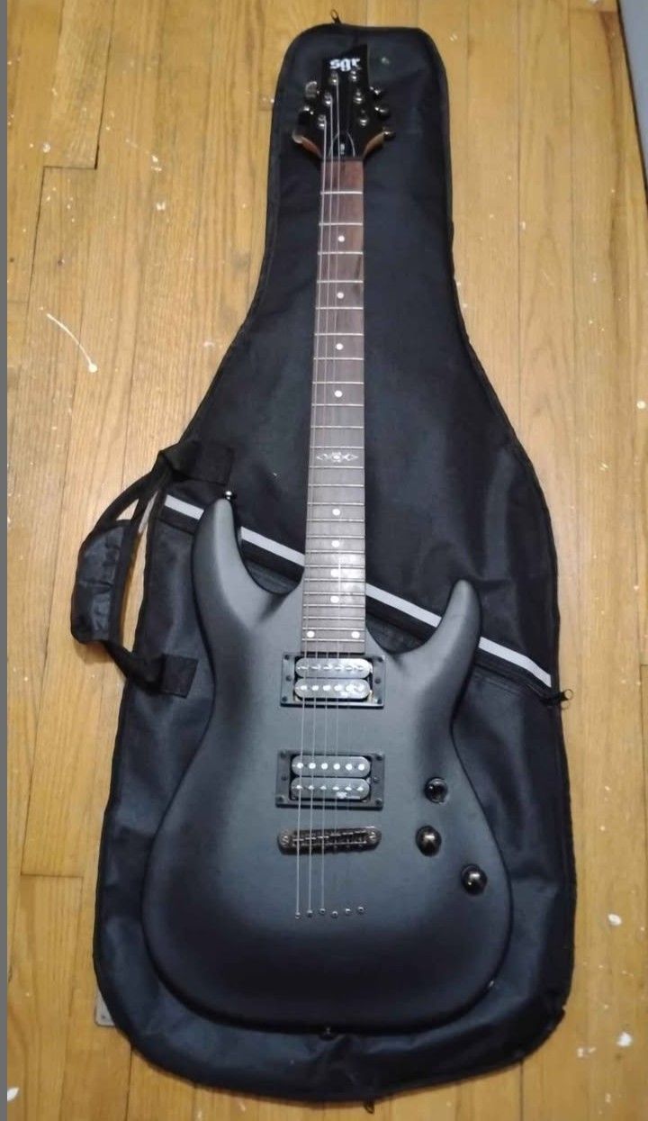 Schecter SGR C-1 Electric Guitar Bundle – Satin Black