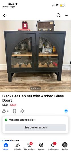 Black Bar Cabinet