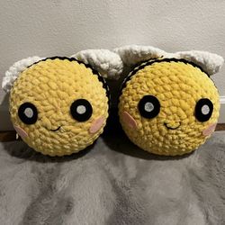 Hand Crocheted Bee Plush