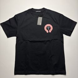Chrome hearts pink tee