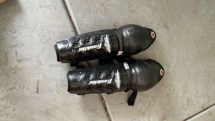Shinguards for ice hockey adult size