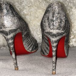 Christian Louboutin Glitter Heels 
