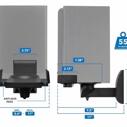 Wall mount for Bookshelf Speakers