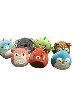 7 5” Mini Squishmallows Unicorn Koala Dragon Deer Owl Red Panda Penguin