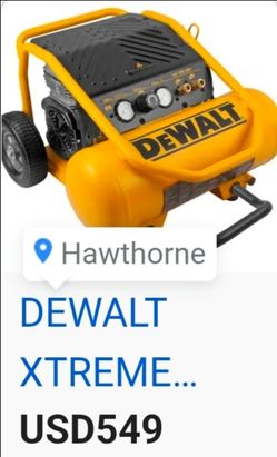 Compresor de aire eléctrico portátil DEWALT XTREME Quiet de 2 etapas