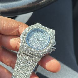 Aquilis Iced Out Watch 