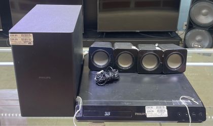 Phillips 3D Blu-ray 5.1 Home Theater HTB3524/F7 NO Remote
