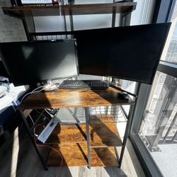 Storage / Desk / Kitchen Prep Table 