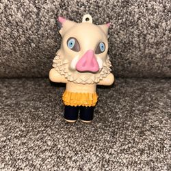 Inosuke Hashibira from the anime series Demon Slayer: Kimetsu no Yaiba Keychain