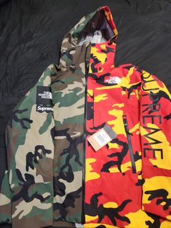 Supreme Jacket Camo Split Brad New Northface