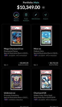Pokemon Graded Slab Collection for Sale