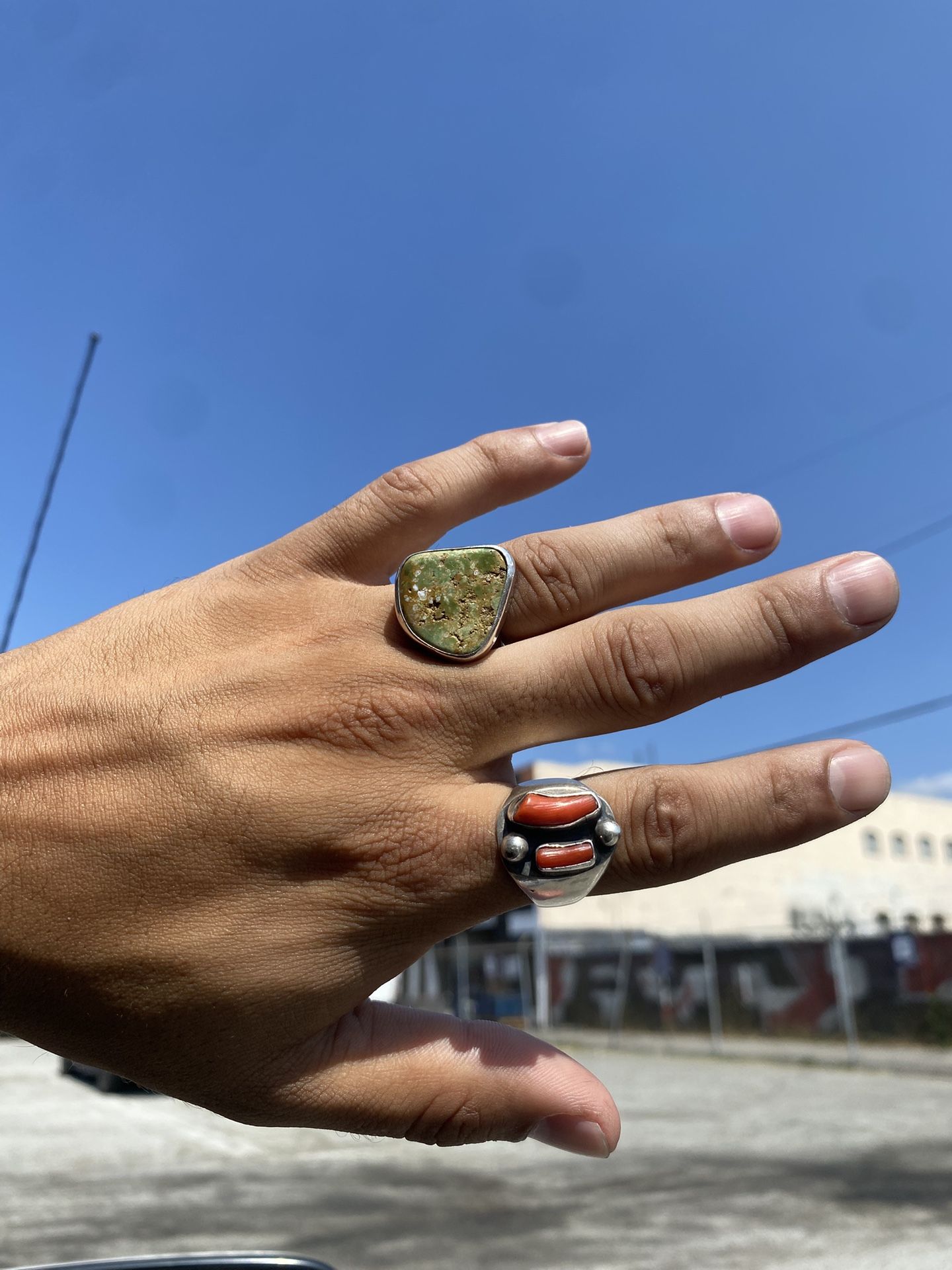 Sterling Silver Native American Rings $150