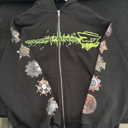 Exclusive Founding Father LAN Merch OpTic Gaming X FaZe Clan X 100 Thieves Heavyweight Hoodie Size Small