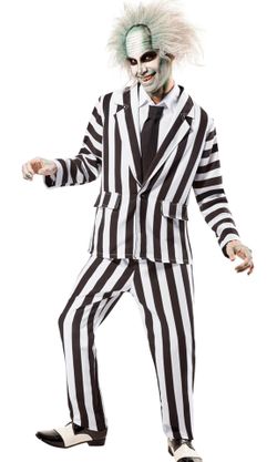 Men's Beetlejuice Costume Suit standard size
