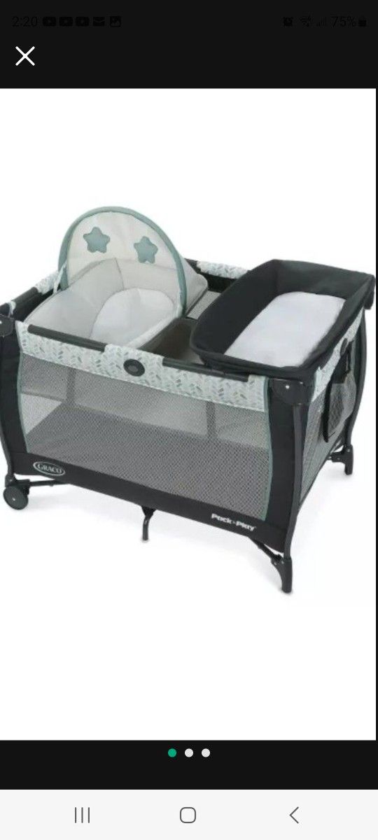 The Graco Pack'n Play Care Suite Playard.