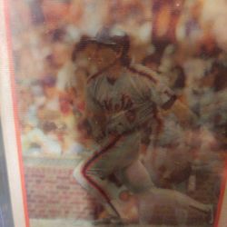 1986 Hologram Gary Carter Card Number 50