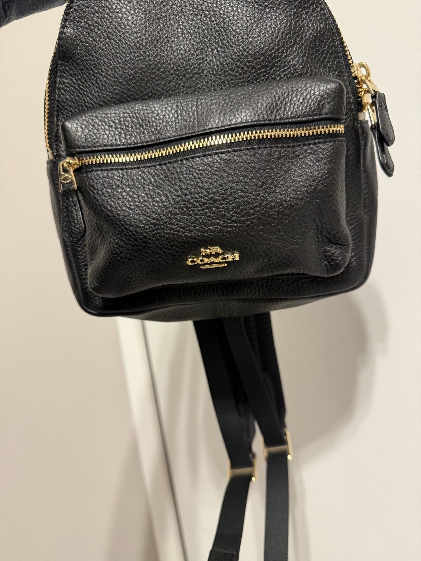 Small Black Coach backpack or best offer