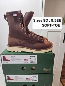 Danner Soft Toe Work Boots Sizes 9 and 9.5