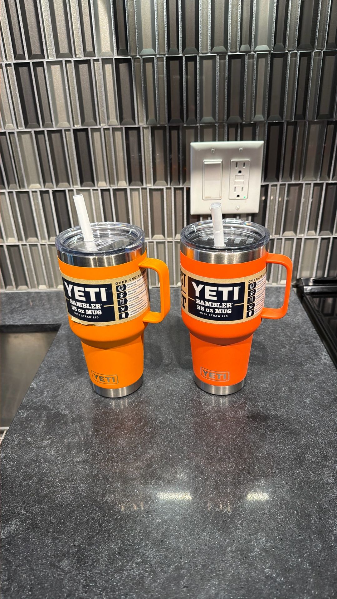 Yeti Orange 35oz Tumbler Yeti NWT $30 Each