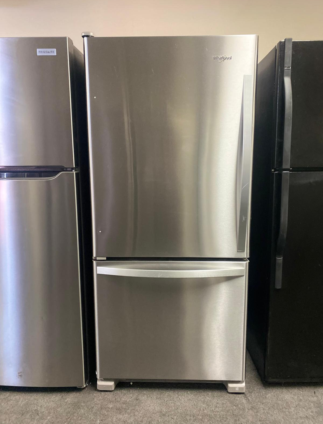 Whirlpool Bottom Freezer Stainless Refrigerator Fridge