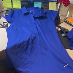 Blue Nike Dri-Fit Shirt 