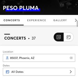 Peso Pluma Concert Tickets