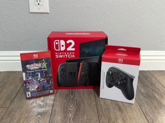 Nintendo Switch 2 System 256 GB Pokémon Legends Z-A Pro Controller Brand New Sealed