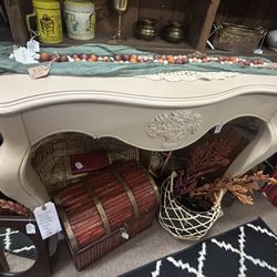 Refinished Vintage Bombay Entryway or Sofa Table