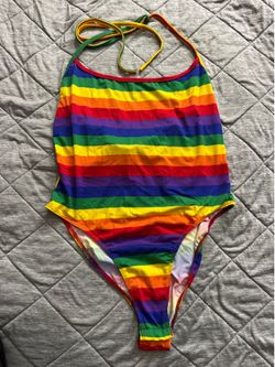 Multicolored bodysuit size large