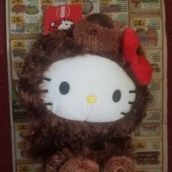 Hello Kitty Plush Gund Bear 