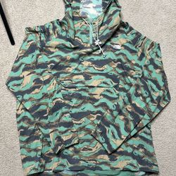 North Face Camo Windbreaker 