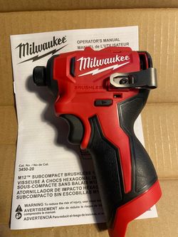 Milwaukee M12 Subcompact Impact Driver